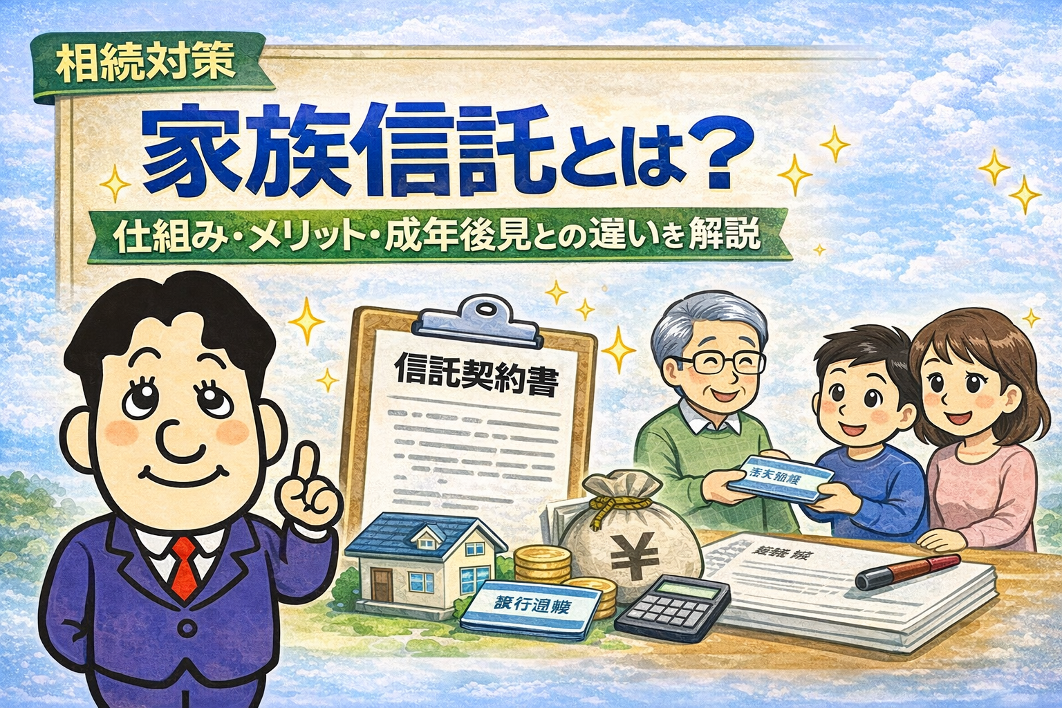 家族信託とは?仕組み・メリット・成年後見との違いを解説