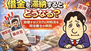 借金を滞納するとどうなる？放置するリスクと対処法を司法書士が解説