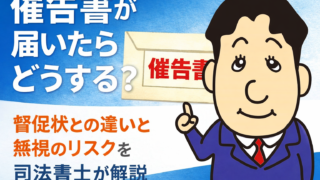 催告書が届いたらどうする？督促状との違いと無視のリスクを司法書士が解説
