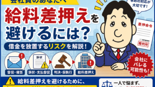 給料差押えを避けるには？会社員が借金を放置するリスクを司法書士が解説