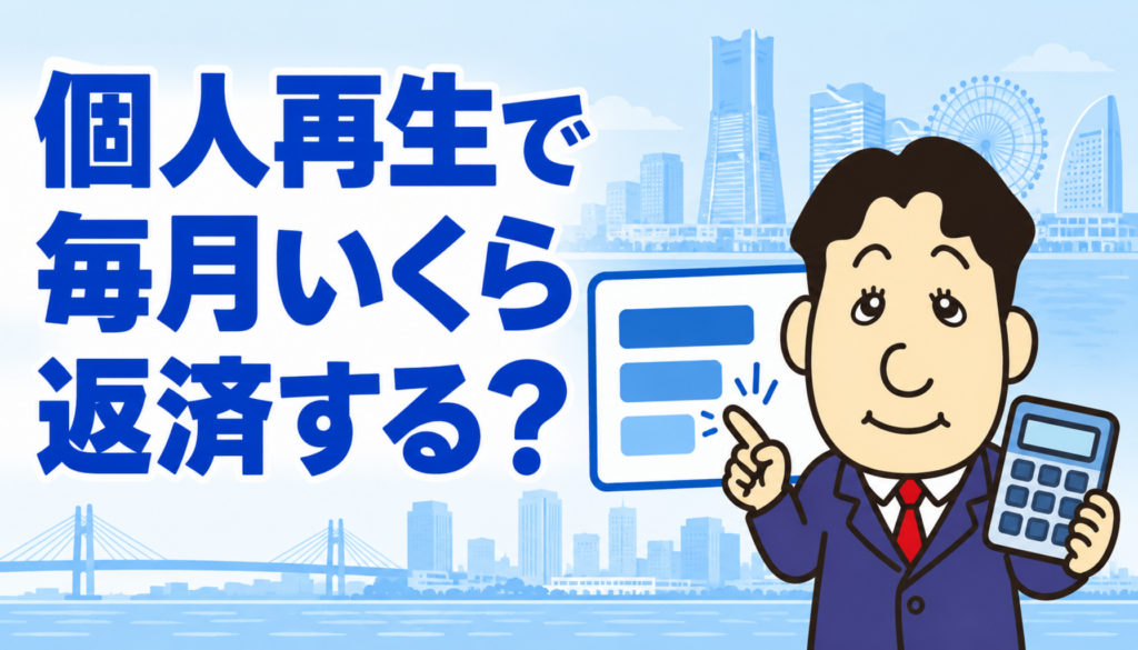 個人再生後の最低弁済額と毎月の返済額を司法書士が解説する横濱つきあかり法務事務所の記事画像