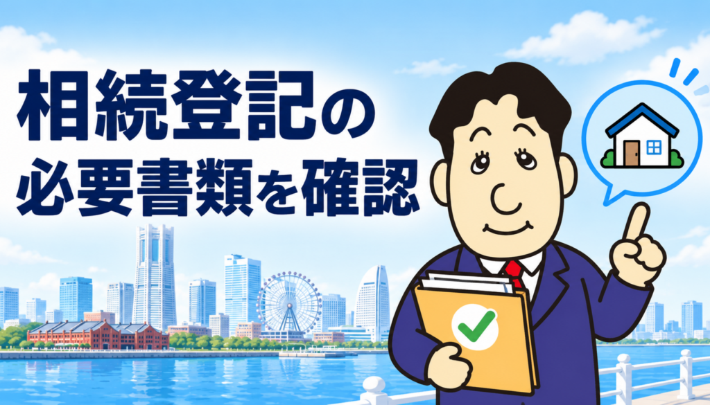 相続登記の必要書類を遺言・遺産分割・法定相続別に司法書士が解説するアイキャッチ画像