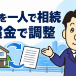 実家を一人が相続して代償金を支払う代償分割について司法書士が解説する横濱つきあかり法務事務所のブログ記事アイキャッチ画像