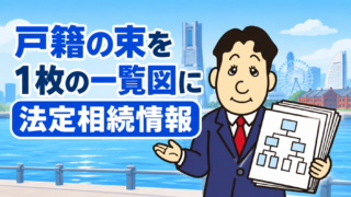 法定相続情報一覧図とは？相続登記・預金解約で使うメリットと作り方を司法書士が解説