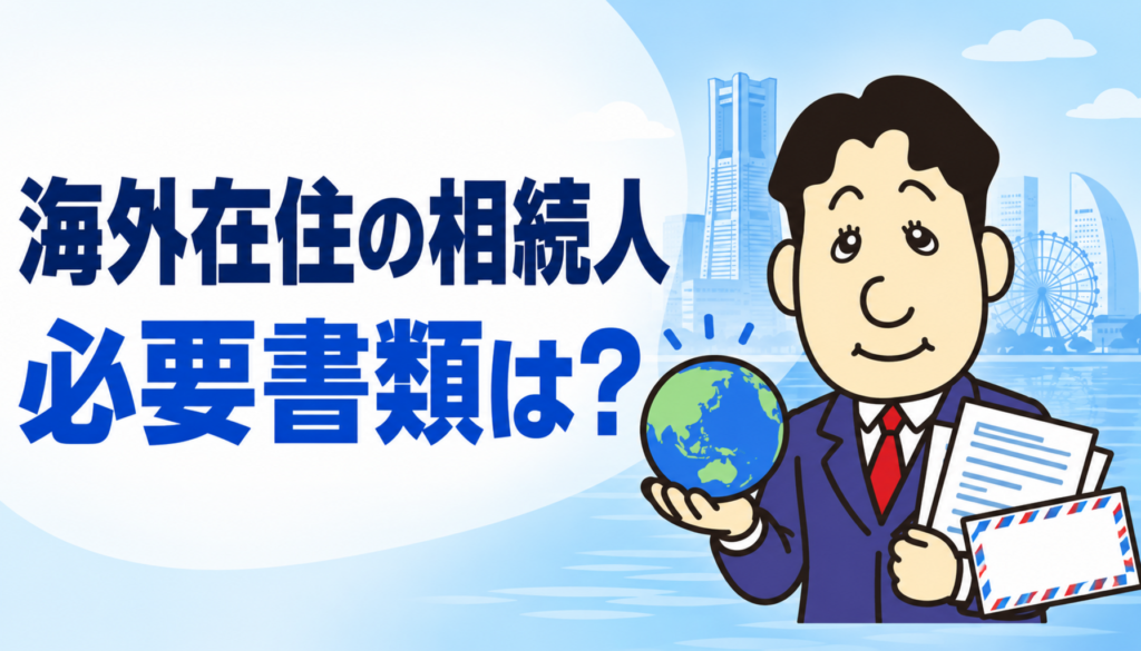 海外在住の相続人がいる遺産分割と相続登記の必要書類を司法書士が解説する横濱つきあかり法務事務所の記事画像
