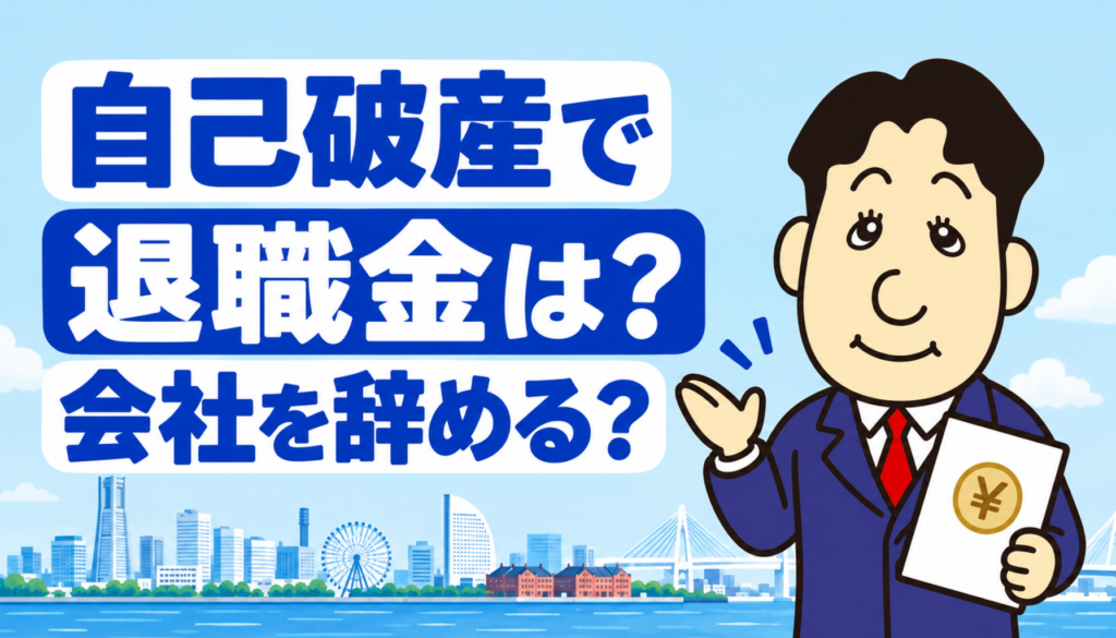自己破産による退職金の評価と勤務先への影響を司法書士が解説する横濱つきあかり法務事務所の記事画像