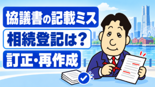 遺産分割協議書に記載ミスがあったら？訂正・再作成と相続登記の対処法を司法書士が解説